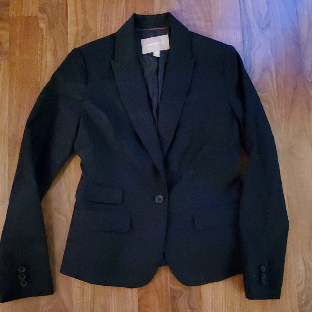 Navy Banana Republic Blazer